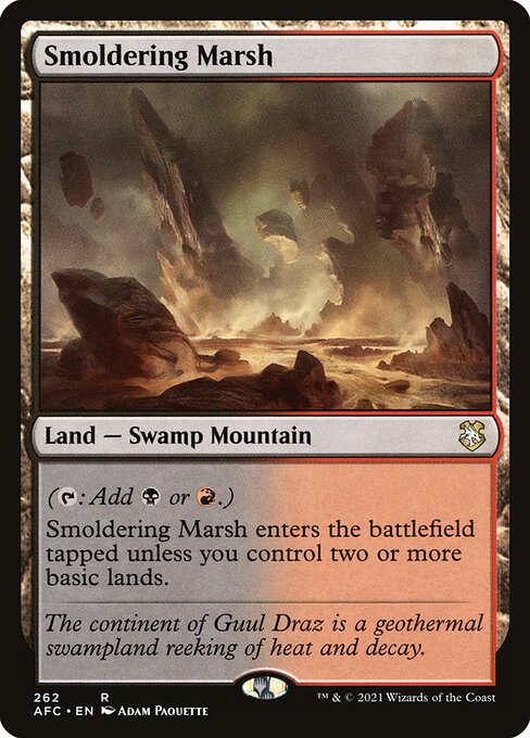 Smoldering Marsh (262) [Forgotten Realms Commander]