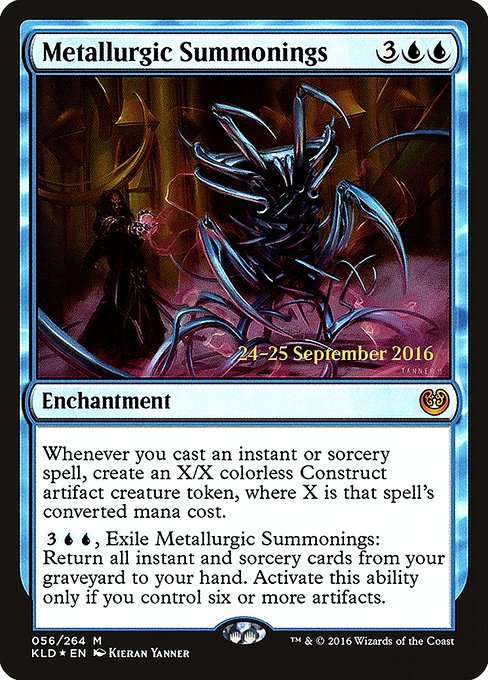 Metallurgic Summonings (56s) [Kaladesh Promos]