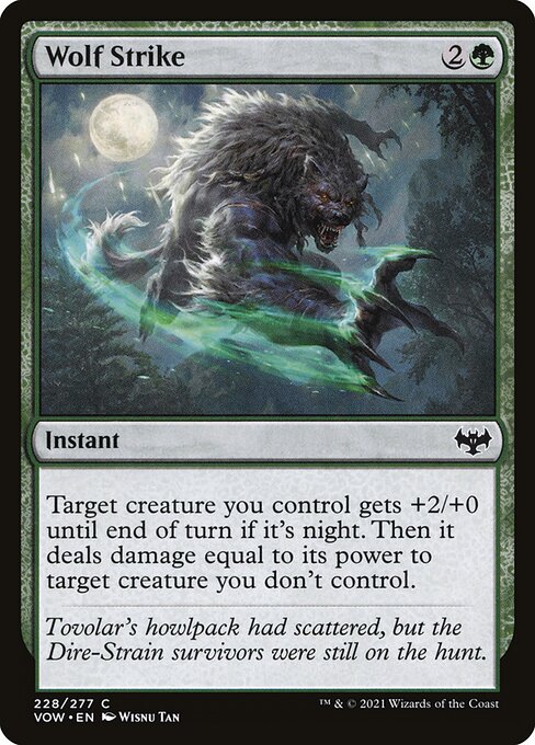 Wolf Strike (228) [Innistrad: Crimson Vow]