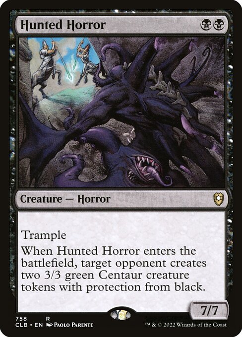 Hunted Horror (758) [Commander Legends: Battle for Baldur's Gate]