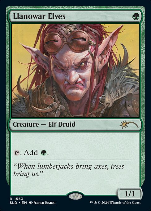 Llanowar Elves (1553) [Secret Lair Drop]