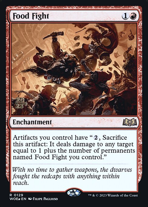 Food Fight (129s) [Wilds of Eldraine Promos]