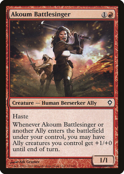 Akoum Battlesinger (71) [Worldwake]