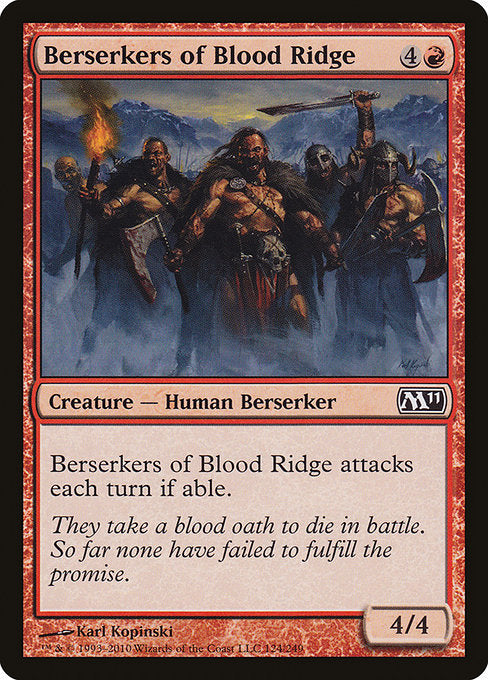 Berserkers of Blood Ridge (124) [Magic 2011]