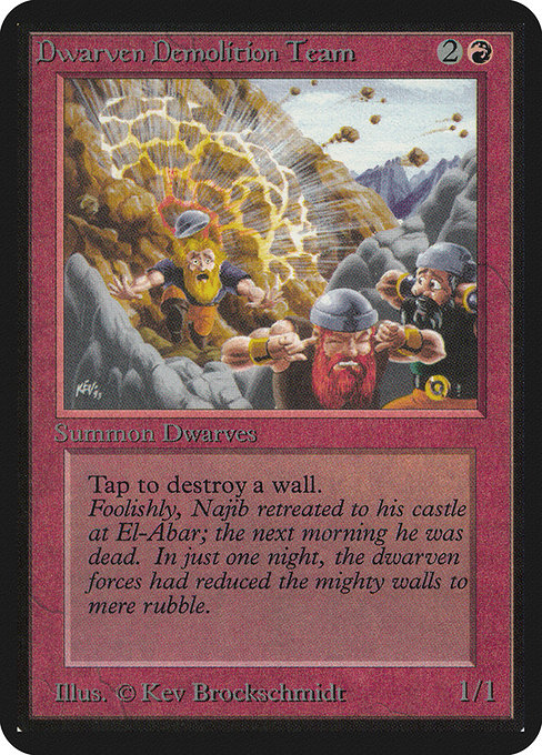 Dwarven Demolition Team (142) [Limited Edition Alpha]