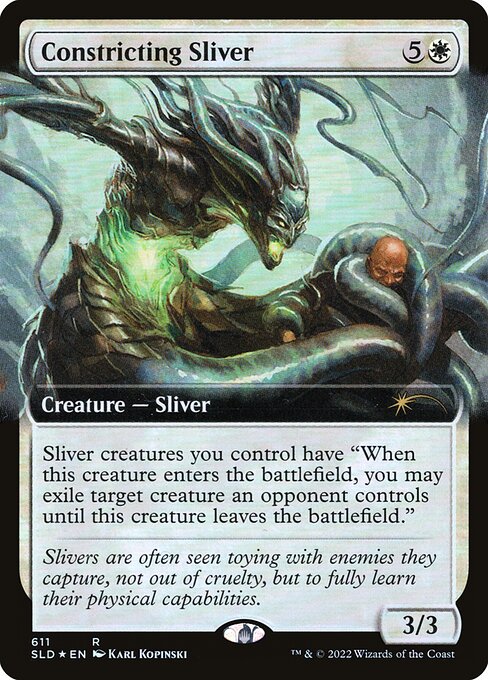 Constricting Sliver (611) [Secret Lair Drop] [Extended Art]