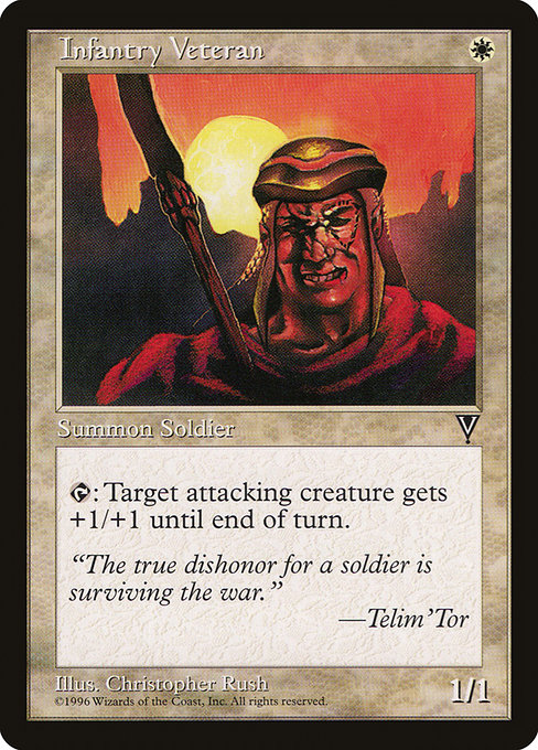 Infantry Veteran (9) [Visions]