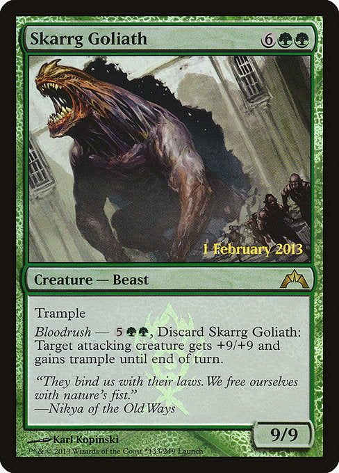Skarrg Goliath (133★) [Gatecrash Promos]