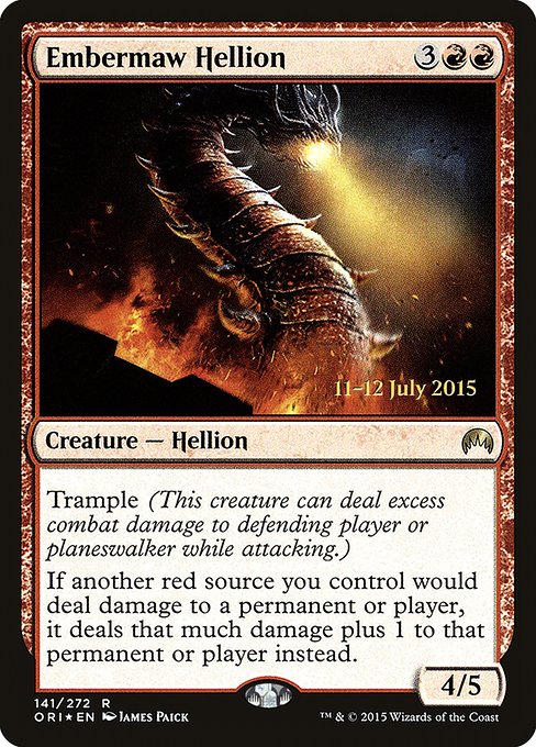 Embermaw Hellion (141s) [Magic Origins Promos]