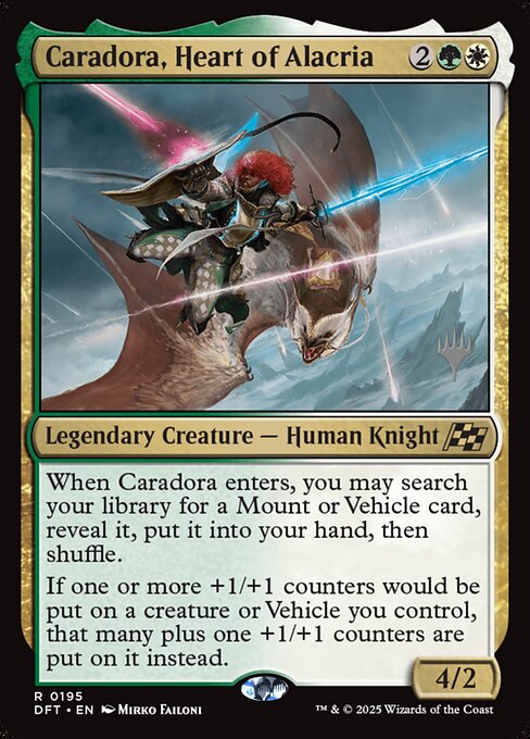Caradora, Heart of Alacria (195p) [Aetherdrift Promos]