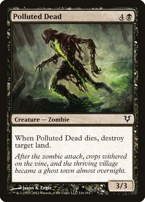 Polluted Dead (116) [Avacyn Restored]