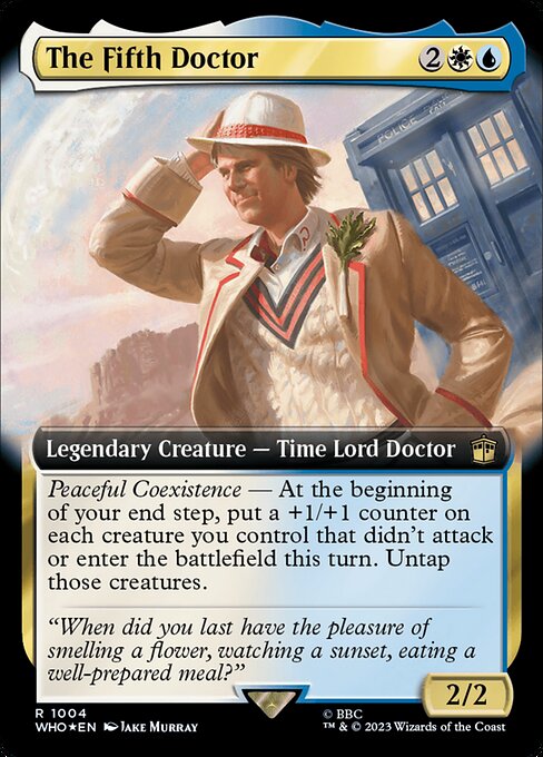 The Fifth Doctor (1004) [Doctor Who] [Extended Art]