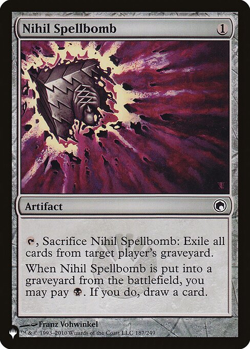 Nihil Spellbomb (SOM-187) [The List]