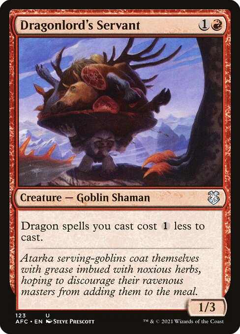 Dragonlord's Servant (123) [Forgotten Realms Commander]