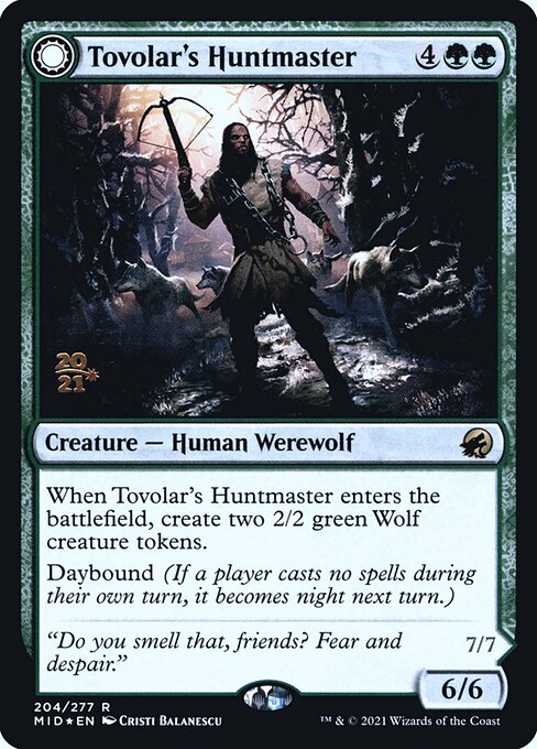 Tovolar's Huntmaster // Tovolar's Packleader (204s) [Innistrad: Midnight Hunt Promos]