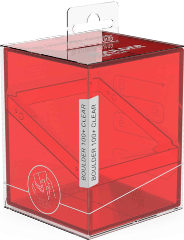Ultimate Guard Ruby Clear Boulder 100+ image 0