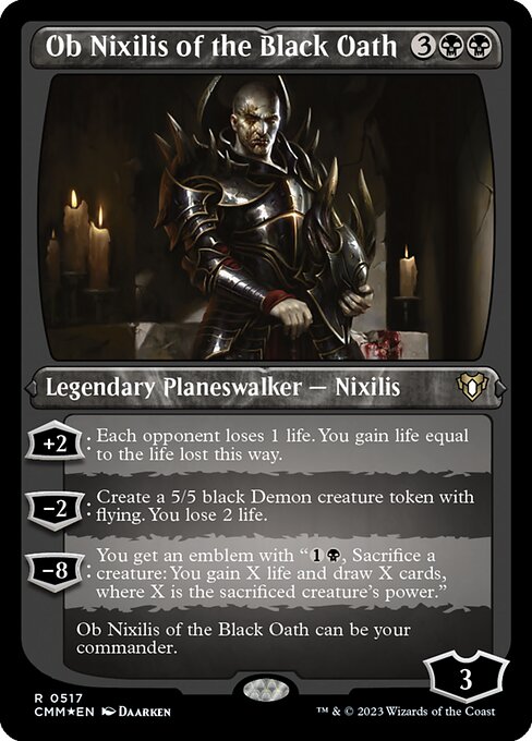 Ob Nixilis of the Black Oath (517) [Commander Masters]