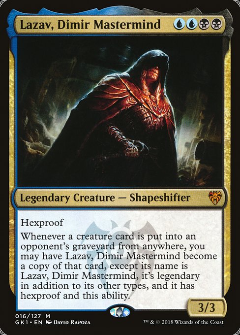 Lazav, Dimir Mastermind (16) [GRN Guild Kit]