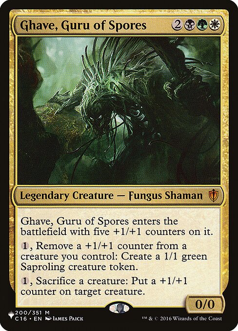 Ghave, Guru of Spores (C16-200) [The List]