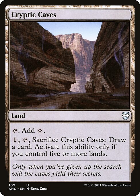 Cryptic Caves (109) [Kaldheim Commander]
