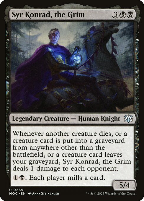 Syr Konrad, the Grim (269) [March of the Machine Commander]