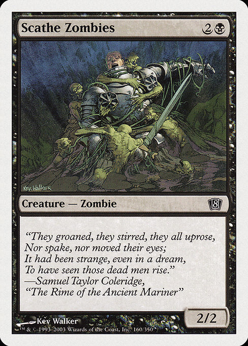 Scathe Zombies (160) [Eighth Edition]