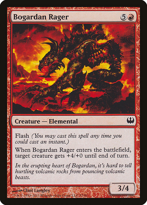 Bogardan Rager (57) [Duel Decks: Knights vs. Dragons]