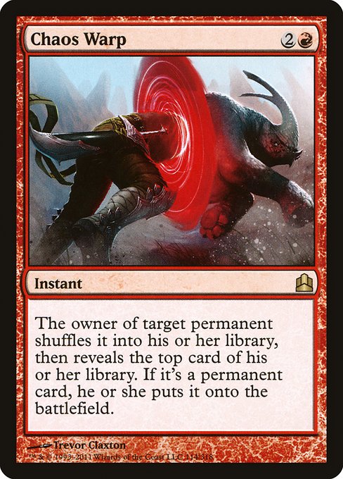 Chaos Warp (114) [Commander 2011]