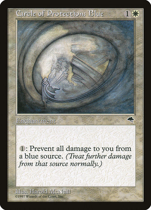 Circle of Protection: Blue (9) [Tempest]