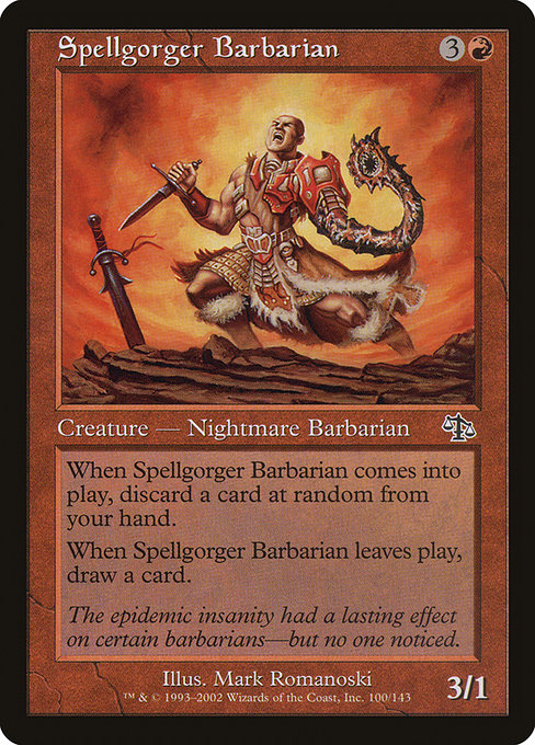 Spellgorger Barbarian (100) [Judgment]
