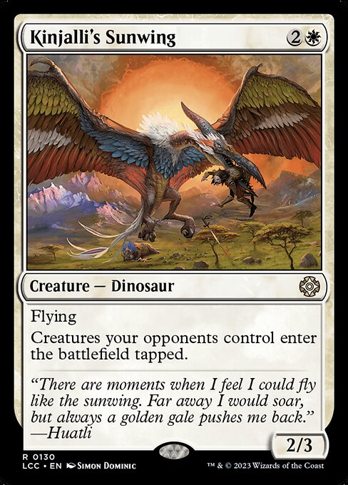 Kinjalli's Sunwing (130) [The Lost Caverns of Ixalan Commander]