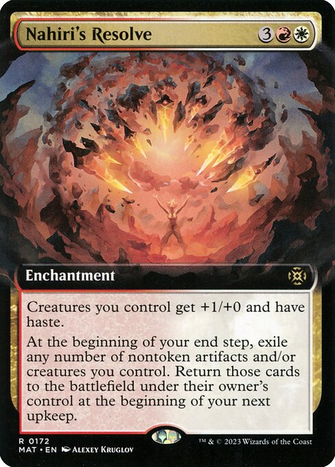 Nahiri's Resolve (172) [March of the Machine: The Aftermath] [Extended Art]