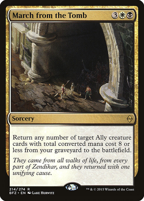 March from the Tomb (214) [Battle for Zendikar]