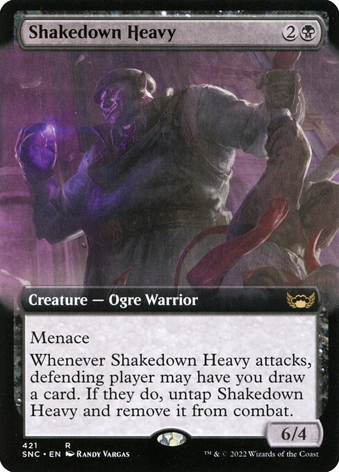 Shakedown Heavy (421) [Streets of New Capenna] [Extended Art]