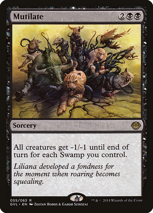 Mutilate (55) [Duel Decks Anthology: Garruk vs. Liliana]