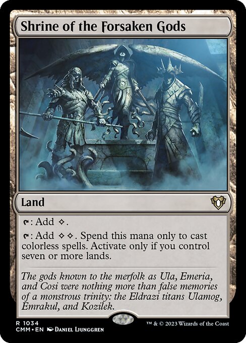 Shrine of the Forsaken Gods (1034) [Commander Masters]