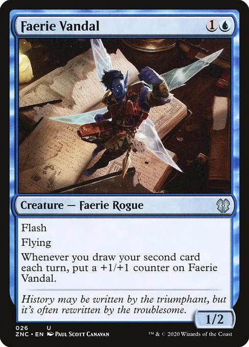 Faerie Vandal (26) [Zendikar Rising Commander]