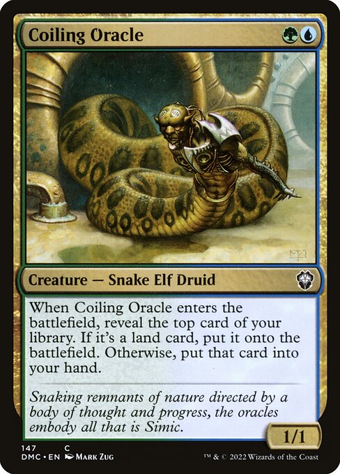 Coiling Oracle (147) [Dominaria United Commander]