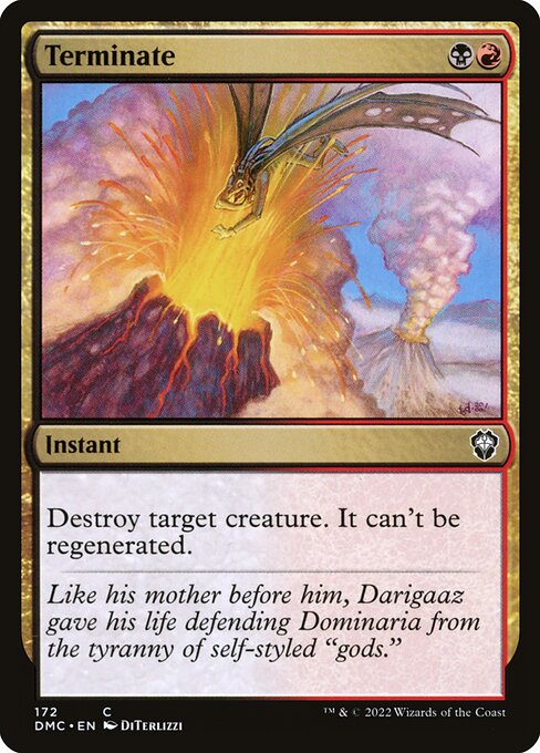 Terminate (172) [Dominaria United Commander]