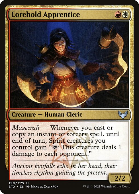 Lorehold Apprentice (198) [Strixhaven: School of Mages]