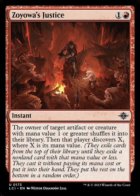 Zoyowa's Justice (173) [The Lost Caverns of Ixalan]