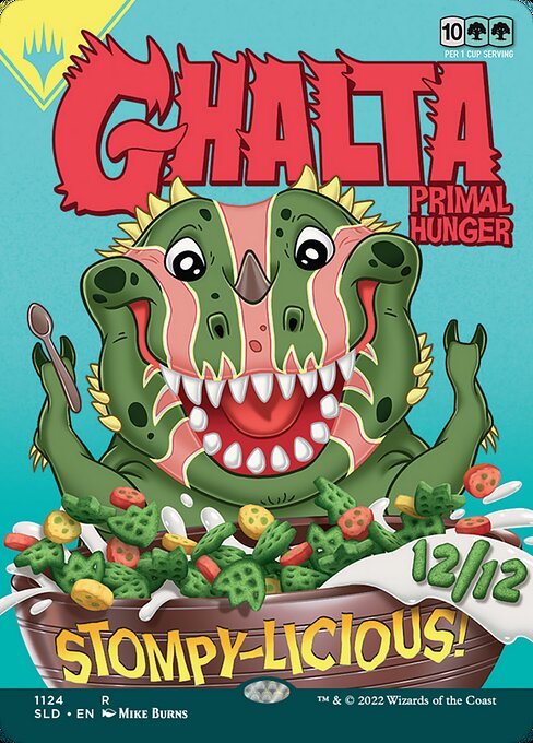 Ghalta, Primal Hunger // Ghalta, Primal Hunger (1124) [Secret Lair Drop] [Borderless]