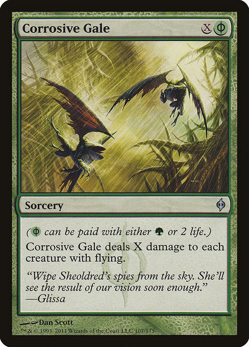 Corrosive Gale (107) [New Phyrexia]
