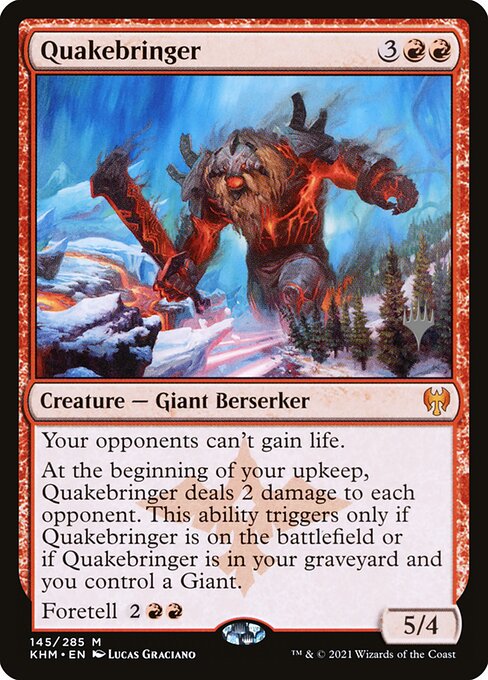 Quakebringer (145p) [Kaldheim Promos]