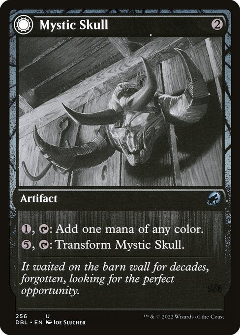 Mystic Skull // Mystic Monstrosity (256) [Innistrad: Double Feature]