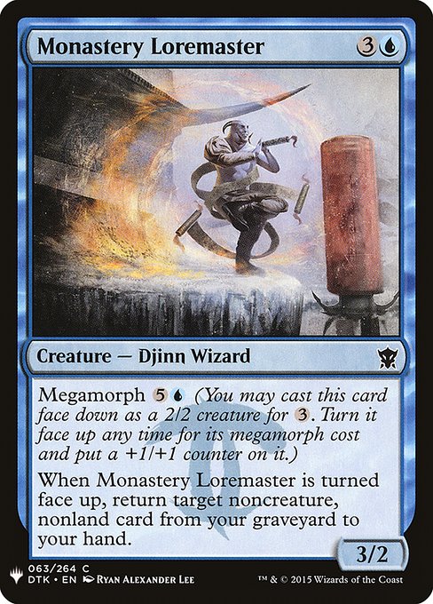 Monastery Loremaster (DTK-63) [The List]