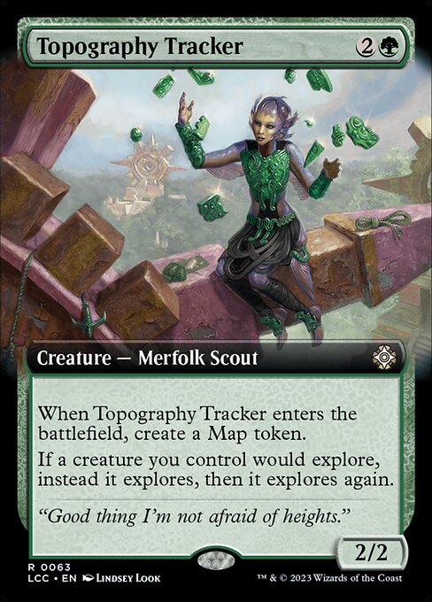 Topography Tracker (63) [The Lost Caverns of Ixalan Commander] [Extended Art]