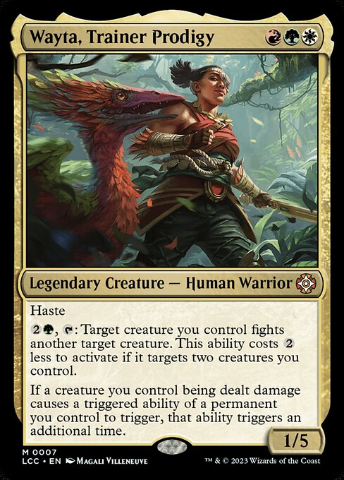 Wayta, Trainer Prodigy (7) [The Lost Caverns of Ixalan Commander]