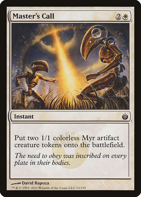 Master's Call (13) [Mirrodin Besieged]