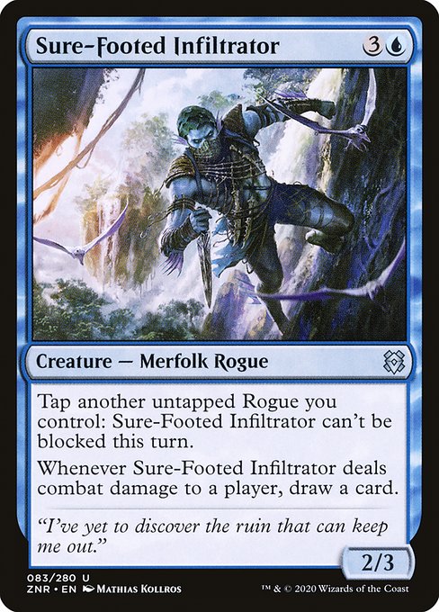 Sure-Footed Infiltrator (83) [Zendikar Rising]